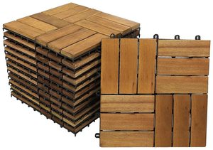 เวียดนามไม้เวียดนามไม้เวียดนาม18มม. ร่วมสมัยกันลื่นกันน้ำที่เชื่อมต่อกันกระเบื้องเคลือบทาน้ำมันกระเบื้องกลางแจ้งติดตั้งง่าย - Product Image 3