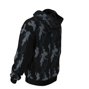 Vente en gros de sweats à capuche personnalisés avec fermeture éclair pour hommes basique en coton mélangé avec motif brodé pour l'hiver sublimation - Product Image 4