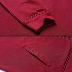 Fermeture éclair Hoodies surdimensionné personnalisé coton hommes Hoodies fermeture éclair vêtements de sport en gros modèle à capuche avec fermeture éclair et poche pour - Product Image 6