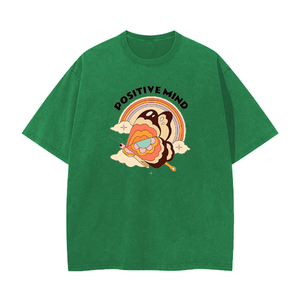 Camiseta de gran tamaño de alta calidad para hombre, tela de punto suave, cómoda, Fitness, colores sólidos, impresión Digital, bordado DTF DTG 3D - Product Image 1