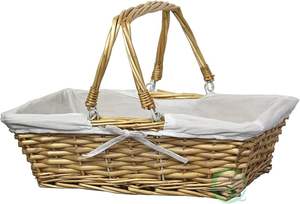 Panier de pique-nique en rotin fait main durable du Vietnam 2026, écologique et polyvalent, avec design personnalisable pour le camping – Offre Spéciale - Product Image 2