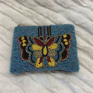 กระเป๋าใส่เหรียญประดับลูกปัดแบบคลาสสิกกระเป๋าแต่งหน้าประดับด้วยลูกปัดมุกและเพชรของขวัญสำหรับงานแต่งงานหรือปาร์ตี้สำหรับผู้หญิง - Product Image 1