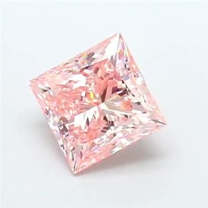 เพชรทรงปรินเซสคัท 3.01 กะรัต สีชมพูแฟนซี ความสะอาดระดับ VVS1 รับรองโดย IGI การเจียระไนอย่างดีเยี่ยม เพชรเม็ดเดี่ยวสำหรับทำเครื่องประดับ - Product Image 4