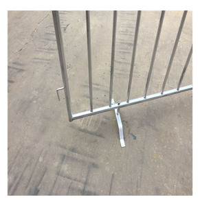 Barrière de sécurité routière en acier galvanisé, barrières de circulation routière en PVC, barrières de contrôle de foule extensibles - Product Image 4