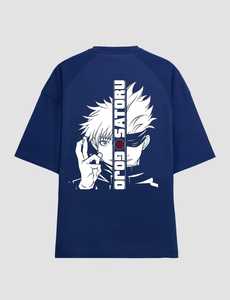 Recién llegado, camisetas de algodón personalizadas, ropa de calle con hombros caídos, camisetas de gran tamaño para hombres y mujeres, OEM logotipo impreso, estilo sólido - Product Image 5