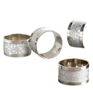 Luxury <b>Christmas</b> Napkin Rings <b>Holders</b> Snowflake & <b>Christmas</b> <b>Tree</b> Design Metal Napkin Buckles For Dinner Party Table Decoration - Product Image 5