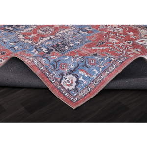 Netline Home Tribal Multicolor Medallion Washable Living Room <b>Rug</b> Machine Made Rectangle Hallway Carpet - Product Image 4