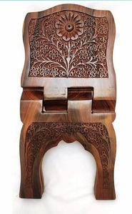 Modern Design Wooden Rehal Holy <b>Book</b> Stand Pure Sheesham Wood for Comfortable Reading of Rahal <b>Books</b> - Product Image 3