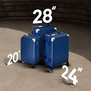 Valise rigide Hung Phat 522 anti-rayures, ensembles de bagages avec serrure à 3 chiffres, poignée en alliage d'aluminium, meilleur prix, grossiste, en vrac, neuf - Product Image 3