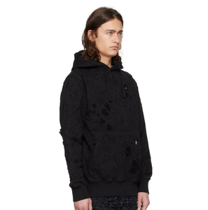 Fabricante Streetwear Sudadera con capucha desgastada transpirable color azul sólido personalizado mujeres sudaderas con capucha desgastadas - Product Image 6