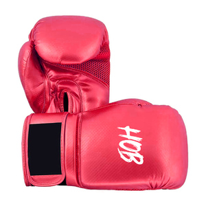 High Quality Wholesale Cowhide Leather Boxing <b>Gloves</b> for Men Sparring New Black Red OEM Logo Material Origin <b>Type</b> - Product Image 3