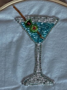 Llaveros Personalizados con Cuentas, Elegantes Llaveros de Bolsa con Cuentas de Semillas Hechos a Mano en India - Product Image 2