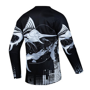 Meilleures ventes de chemises de pêche à manches longues avec logo personnalisé pour hommes nouveau style de vêtements de pêche en polyester pour adultes - Product Image 2