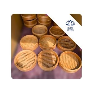 BEST SELLER Cuiseur vapeur en bambou pour la cuisson vapeur des dim sum, la cuisine, les petits pains, les boulettes, le café, la préparation quotidienne des aliments, Vietnam - Product Image 1