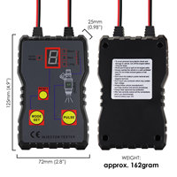 Testeur universel numérique d'injecteurs de carburant 12V, outil de diagnostic à impulsions 4 modes pour injecteurs bloqués, qui fuient ou brûlés