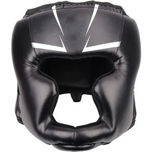 2025 recién llegado casco de boxeo profesional logotipo personalizado protector de cabeza hecho en Pakistán de Material de cuero de alta calidad - Product Image 1