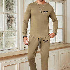 Conjunto de Sudadera y Pantalón de Invierno para Hombre, Personalizado OEM, Poliéster/Algodón, Ecológico, Transpirable, Ligero, de Secado Rápido, Talla Personalizada, O Nick Best - Product Image 1