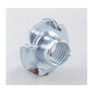 Fondello a 4 Punte in Acciaio Zincato 22x12 mm Filettatura 10mm - Product Image 1