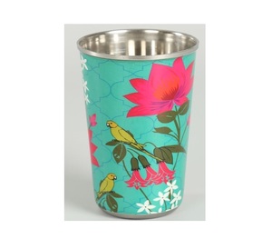 Café en verre de cuivre peint à la main conçu sur mesure pour tasses en cuivre pur et métal inoxydable dernière arrivée bas quantité minimale de commande - Product Image 2