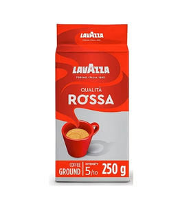 Proveedor Directo de Café Molido Lavazza Qualità Rossa 250g, Mezcla Original Italiana, Arábica y Robusta, Sabor Rico, Suministro al por Mayor - Product Image 1