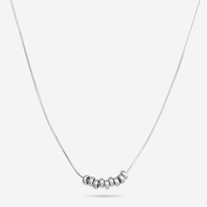 Collier en argent 92,5 plaqué or 18 carats avec diamant taille émeraude et perle, style religieux, chaîne à maillons, cadeau religieux 188246 - Product Image 4