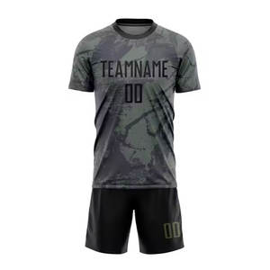 Uniforme de Fútbol de Manga Corta con Logotipo Personalizado, Nuevo Modelo 2025, Superventas, 100% Poliéster, Ajuste Cómodo y Transpirable, Nombre Personalizado - Product Image 6