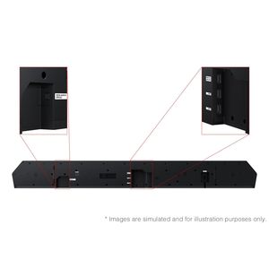 85-Inch Smart LED Television 4K with Integrated Soundbar Subwoofer and Rear Speakers - Product Image 3