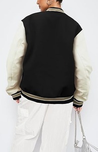 แจ็กเก็ตกันลมใช้ได้ทั้งชายและหญิง, แจ็กเก็ตกันลมออกแบบตามต้องการเสื้อผ้าลำลองปักลายสไตล์มหาวิทยาลัย - Product Image 4