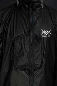 แจ็คเก็ตแฟชั่นสำหรับผู้ชายเสื้อแจ็คเก็ตสีดำมีฮู้ดกันน้ำ - Product Image 3