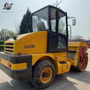 Rodillo Compactador Usado Luojian LSS206, 6 Toneladas de Peso Operativo, Compactador Vibratorio de Un Solo Tambor, Compactador Pequeño de Construcción Chino Original - Product Image 3