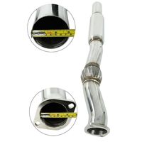 Kit de joint de collecteur d'échappement pour système d'échappement Catback Subaru WRX/STI 2015-2021, embout de silencieux quadruple de 4 pouces, T304, stock USA