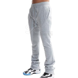 Diseñe su propio pantalón de sudor apilado personalizado de registro, pantalón de sudor apilado de secado rápido transpirable - Product Image 4