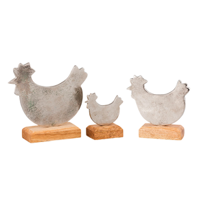 รูปปั้นตกแต่งรูปสัตว์ทำจากอลูมิเนียมโบราณสำหรับตกแต่งโต๊ะสำหรับตกแต่งบ้านและสำนักงานของคุณ - Product Image 4