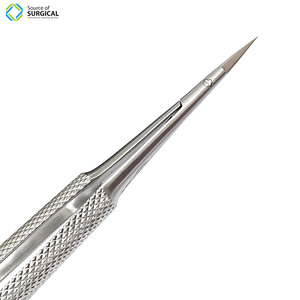 Tijeras Quirúrgicas de Acero Inoxidable con Punta Fina y Resorte, Accionamiento Manual, SOS-30299, Certificación CE, Uso Hospitalario y Clínico, 155 mm - Product Image 3
