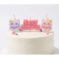 Decorative Handmade <b>Paraffin</b> Wax Birthday Candles for Parties Weddings Home Decor - Product Image 3