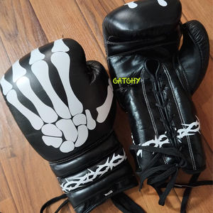 ถุงมือชกมวยสไตล์เม็กซิกัน OEM หนังแท้ สำหรับการฝึกซ้อมและการต่อสู้ระดับมืออาชีพ - Product Image 3