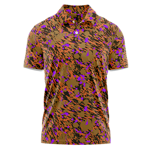 Golf corto personalizado para hombre ODM para camisetas de alto rendimiento antiarrugas estampado de secado rápido botón informal multicolor al por mayor - Product Image 4