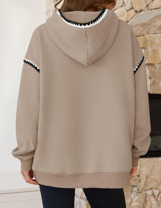 Sudaderas con capucha de lana de invierno de manga larga para mujer, sudaderas con capucha, jersey con capucha para mujer, transpirable de alta calidad - Product Image 4