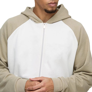 เสื้อฮู้ดผ้าเฟรนช์เทอร์รี่พิมพ์ลายกำหนดเองโลโก้100% ผ้าฝ้ายปักสีตัดหินสำหรับฤดูใบไม้ร่วง - Product Image 2