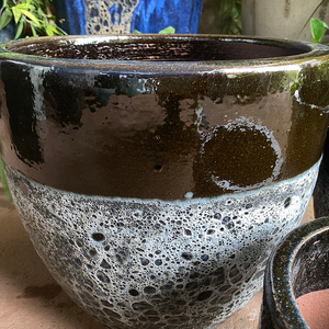 Maceta de Cerámica Hecha a Mano con Acabado Brillante, Mezcla de Colores, Estilo Clásico para Hogar y Jardín, con Orificio de Drenaje, Ecológica, Duradera, de Cerámica, para Exteriores, de Fábrica - Product Image 4