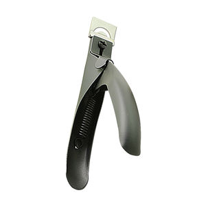 Cortauñas de acrílico de acero al carbono UBI con punta afilada, duradero, recto, negro, para cortar uñas postizas y recortar uñas artificiales. - Product Image 3