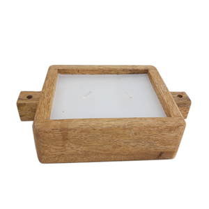 Servicio y decoración minimalistas para suministros de restaurante Bandeja para servir de madera con mango Plato y platos de color natural - Product Image 2