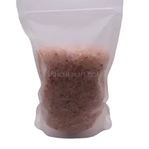 Impressão personalizada Standup Zipper bolsa saco com janela para Salt Packaging