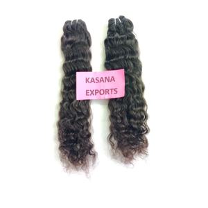 100% naturel vague profonde cuticule aligné chimiquement traité indien brut Remy Extensions de cheveux raides paquet de cheveux humains - Product Image 2