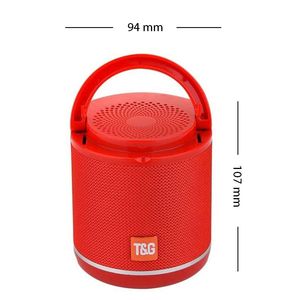 Altavoz Bluetooth T&G TG518 Rojo con Radio FM, Mini Altavoz Karaoke con Luces LED para Fiestas - Product Image 2