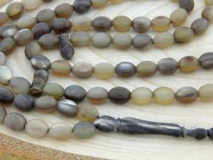 Perles de corne de buffle naturelles, éthiques et faites à la main, pour tasbih de prière, emballage cadeau personnalisé – Style rustique, faible coût - Product Image 5