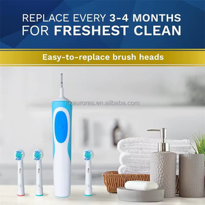 16 Pack Round Electric Toothbrush Head Refills Generic for Oral Bs Replacement Brush Heads Wholesale OEM Customized Factory - Product Image 5
