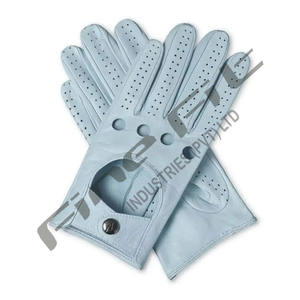 Guante de equitación antideslizante de gran oferta, guantes de equitación de cuero genuino, equipo ecuestre para exteriores, diseño duradero transpirable - Product Image 5