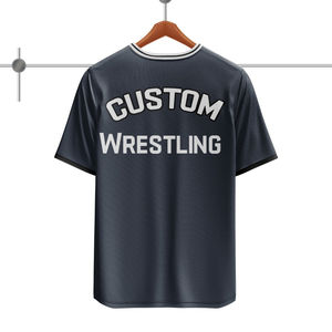 Ensemble de vêtements d'arts martiaux pour hommes personnalisé, t-shirts de lutte en tricot, shorts, impression numérique sur le devant, respirant, taille internationale - Product Image 4