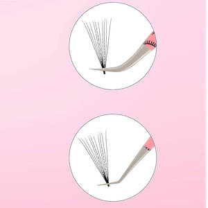 Pinzas Ergonómicas con Punta de Fibra para Extensiones de Pestañas, Pinzas con Punta de Fibra para un Aislamiento y Colocación Perfectos - Product Image 6